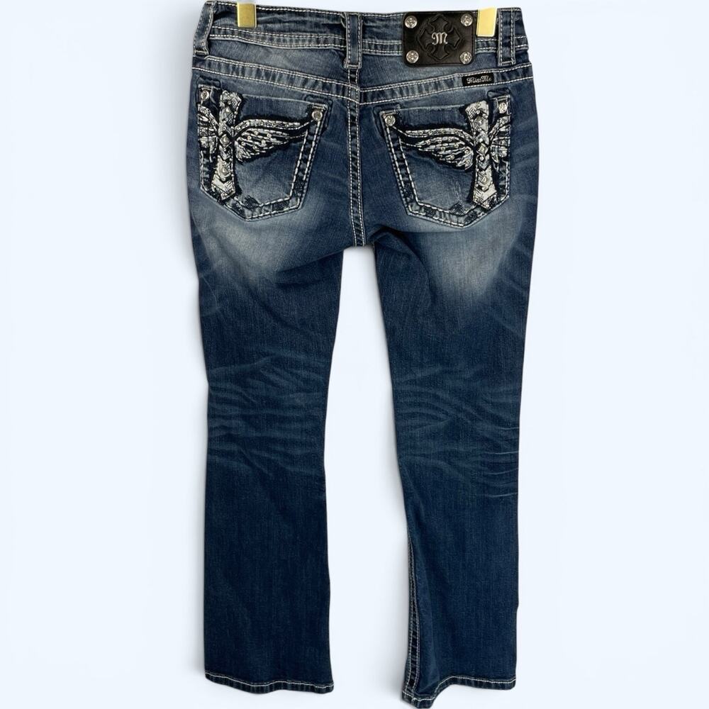 Miss Me Women's Low Rise Bootcut Jeans JP5848BD Size 29x30